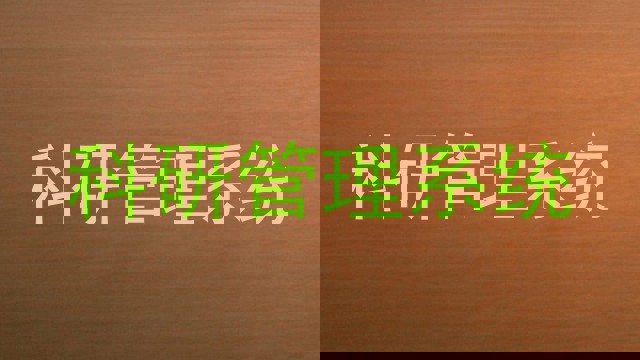 科研管理系统