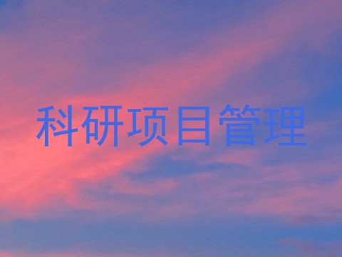 科研项目管理