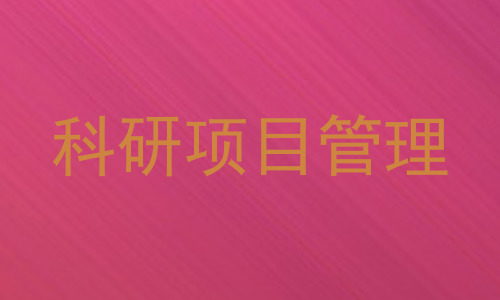 科研项目管理