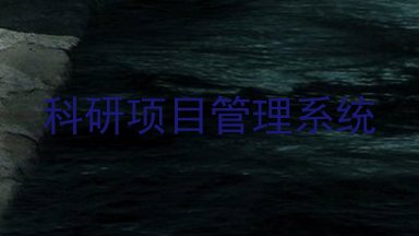 科研项目管理系统
