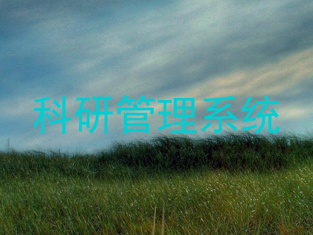 科研管理系统