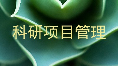 科研项目管理
