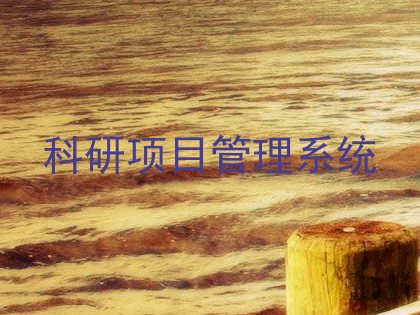 科研项目管理系统