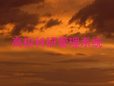 高校科研管理系统