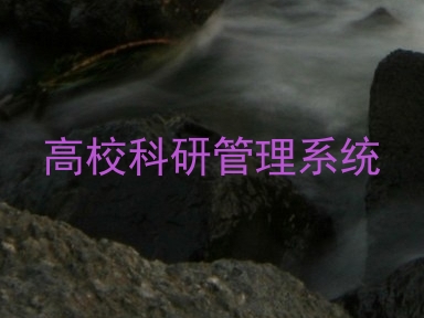 高校科研管理系统