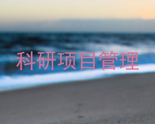 科研项目管理