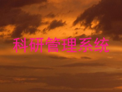 科研管理系统