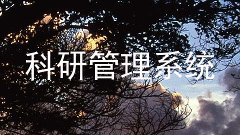 科研管理系统