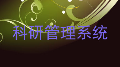 科研管理系统