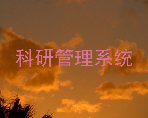 科研管理系统