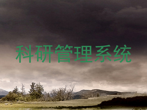 科研管理系统