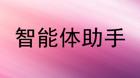 智能体助手