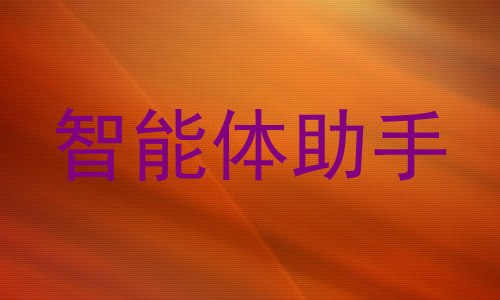 智能体助手