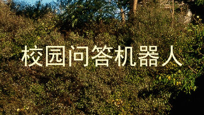校园问答机器人