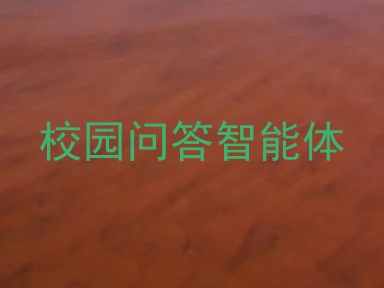 校园问答智能体