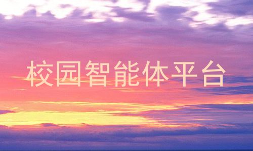 校园智能体平台