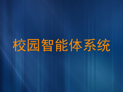 校园智能体系统