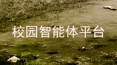 校园智能体平台