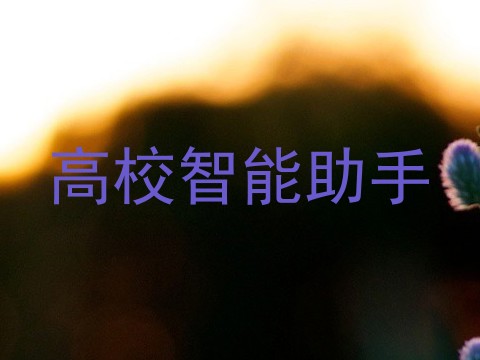 高校智能助手