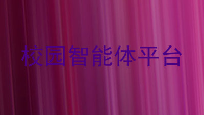 校园智能体平台
