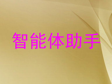智能体助手