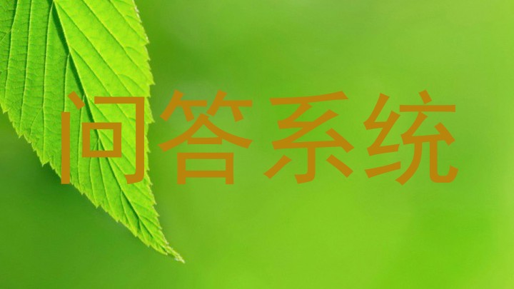 问答系统