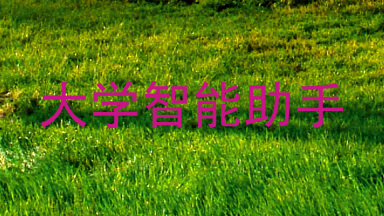 大学智能助手