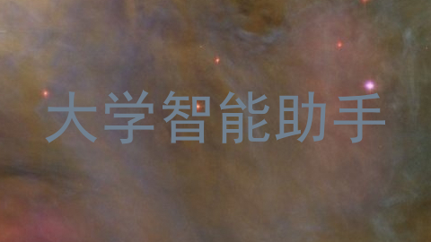 大学智能助手
