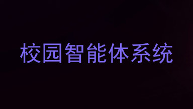 校园智能体系统