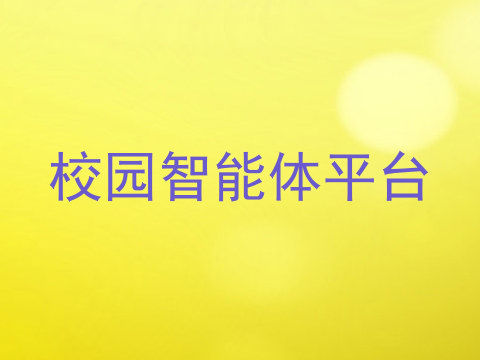 校园智能体平台