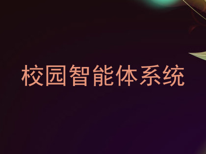 校园智能体系统