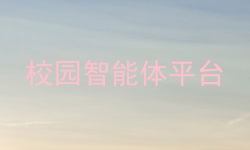 校园智能体平台