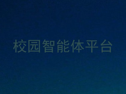 校园智能体平台